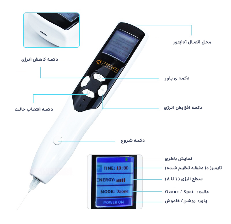 plasma pen 2 شرکت زیبایی سلامت دانژه